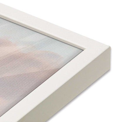 [Color:Opaque White] Picture of art in a Opaque White frame at an angle