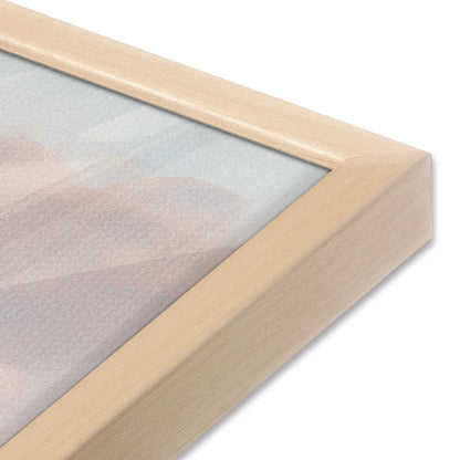 [Color:Raw Maple] Picture of art in a Raw Maple frame at an angle