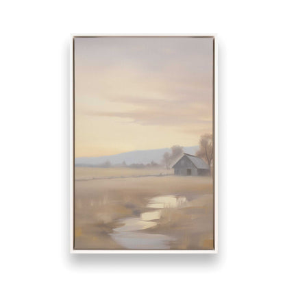 [Color:Opaque White] Picture of art in a White frame