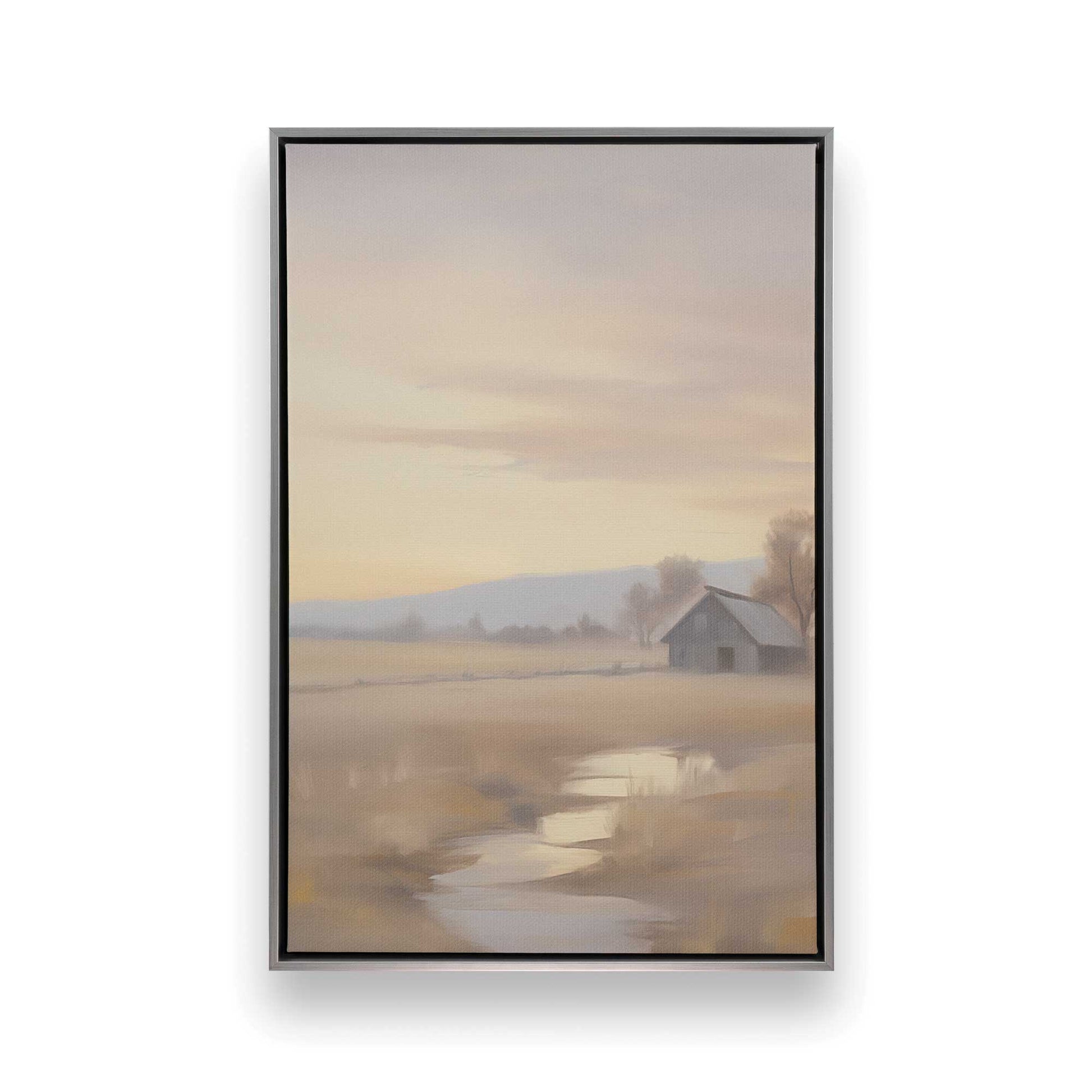 [Color:Polished Chrome] Picture of art in a Polished Chrome frame