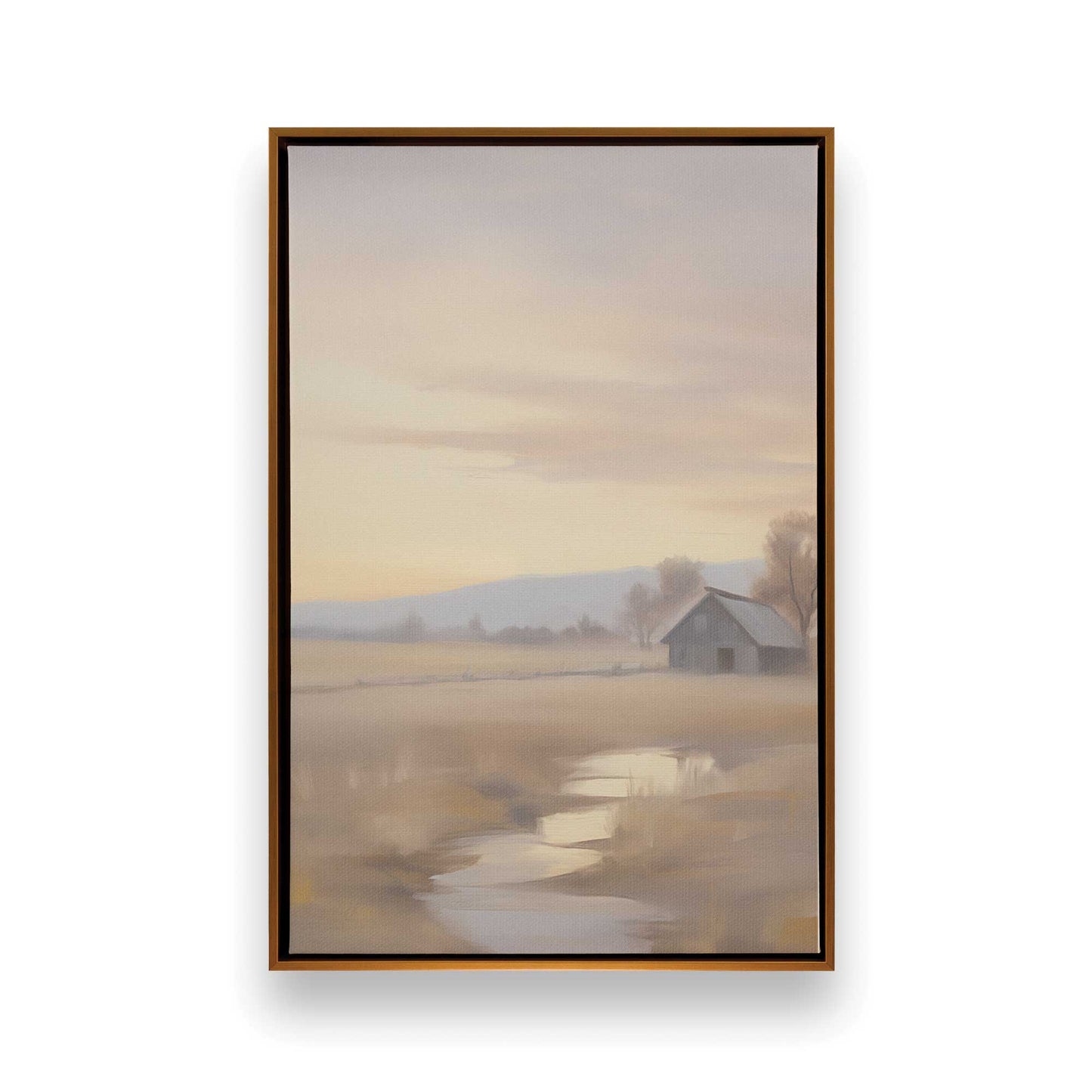 [Color:Polished Gold] Picture of art in a Polished Gold frame