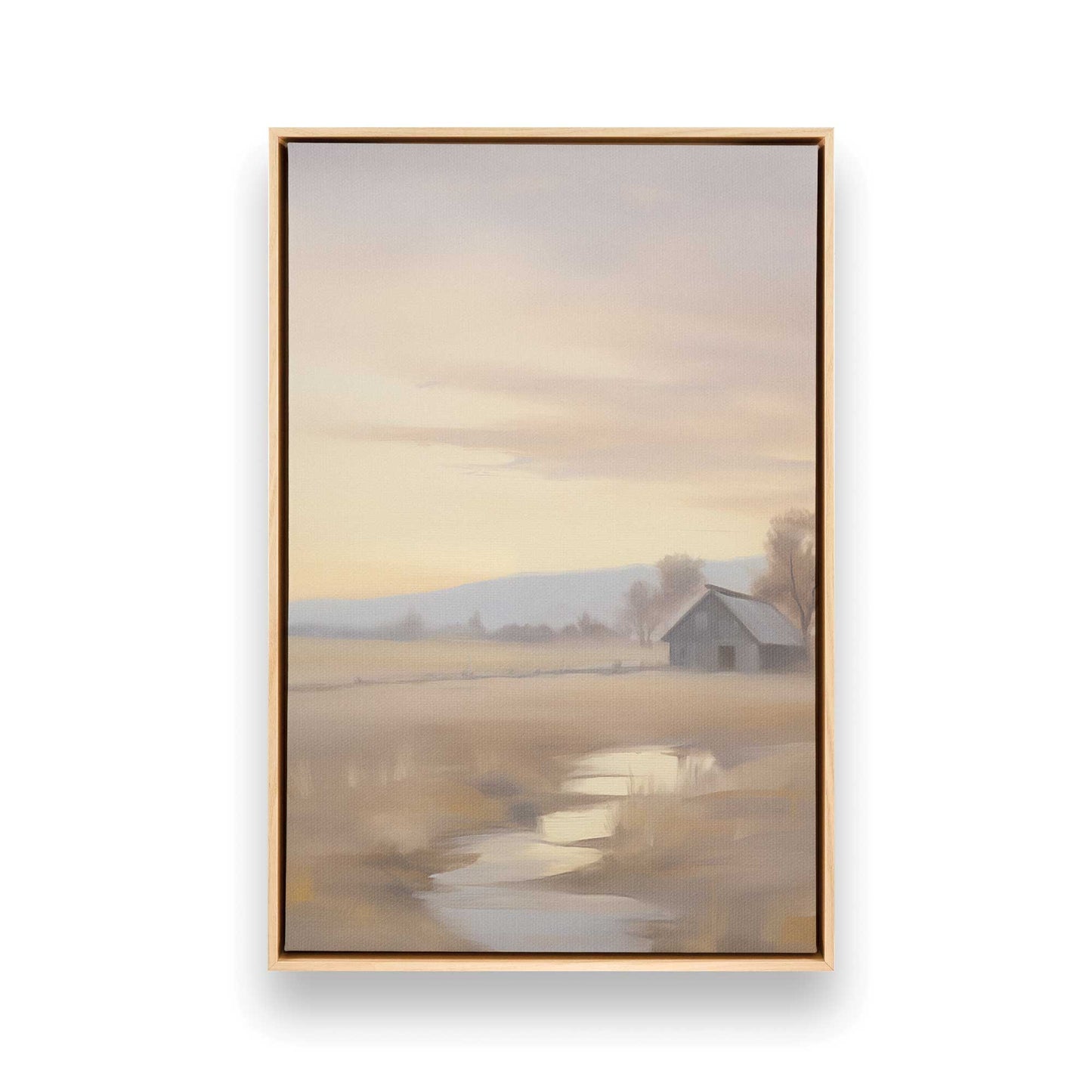 [Color:American Maple] Picture of art in a American Maple frame