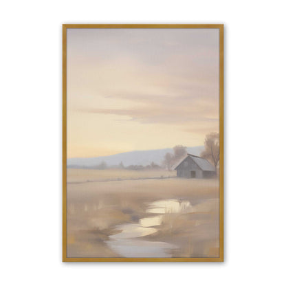 [Color:Polished Gold] Picture of art in a Polished Gold frame