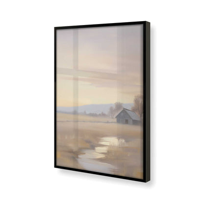 [Color:Satin Black] Picture of art in a Satin Black frame of the corner