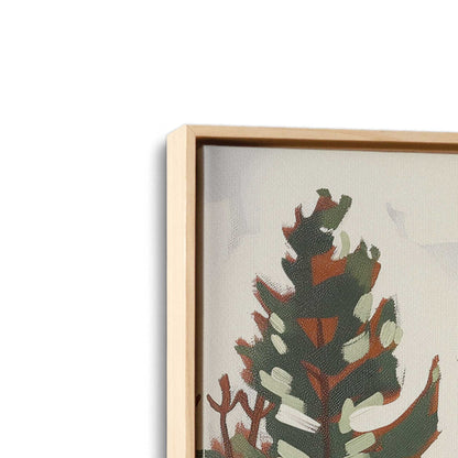 [Color:American Maple] Picture of art in a American Maple frame at an angle