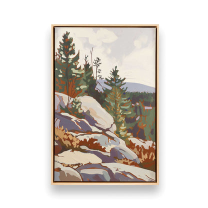 [Color:American Maple] Picture of art in a American Maple frame