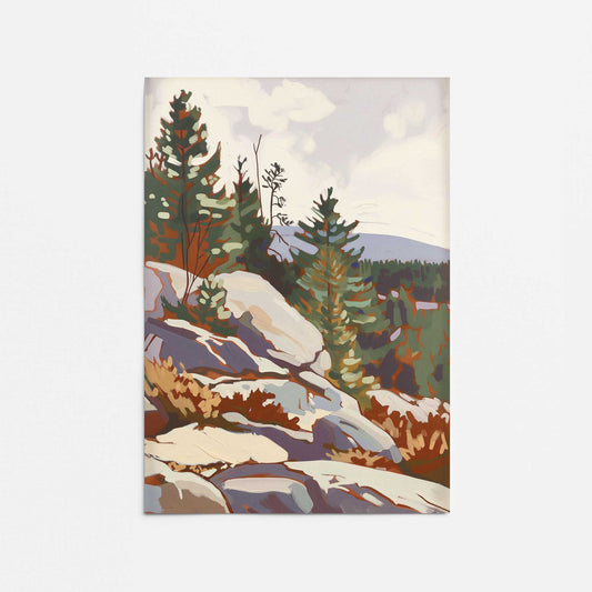 Rocky Mountain View I Promotional Rolled Print