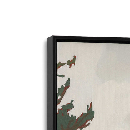 [Color:Satin Black] Picture of art in a Satin Black frame at an angle