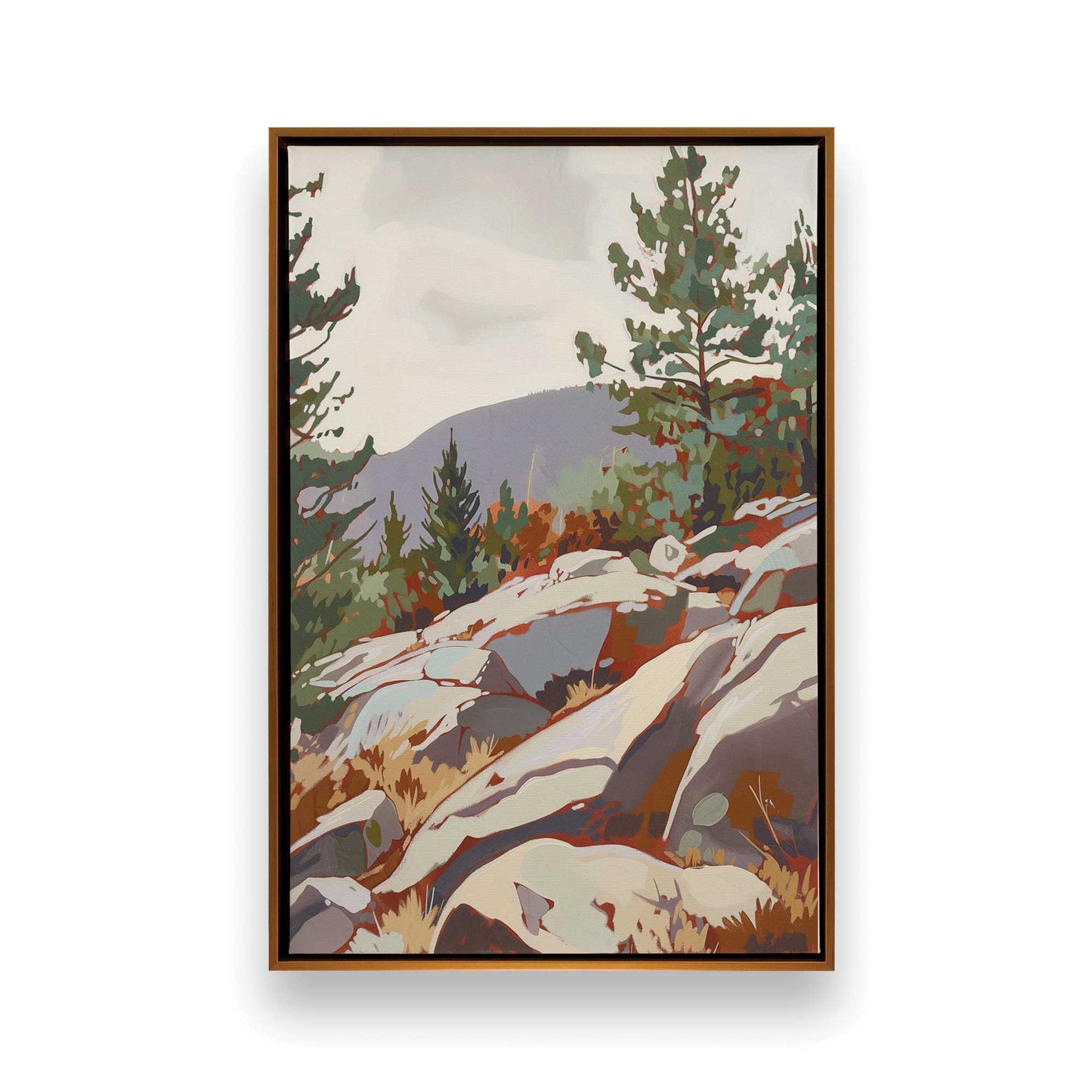 [Color:Polished Gold] Picture of art in a Polished Gold frame