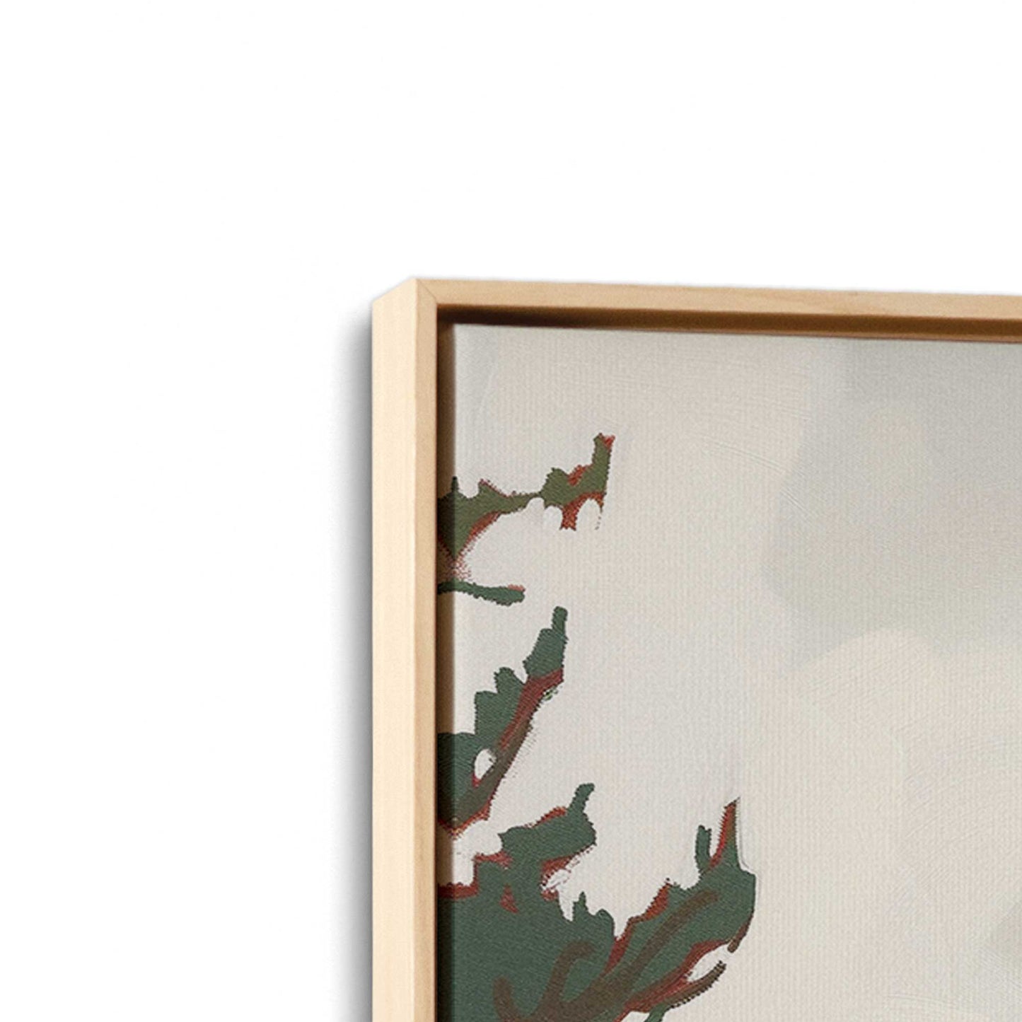 [Color:American Maple] Picture of art in a American Maple frame at an angle