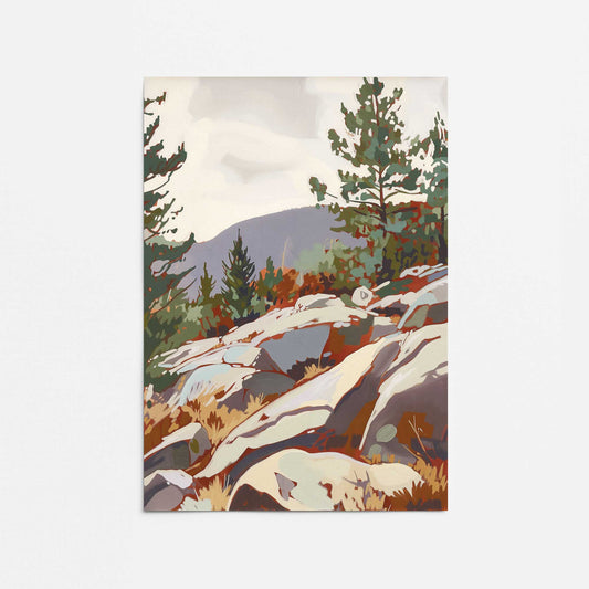 Rocky Mountain View II Promotional Rolled Print