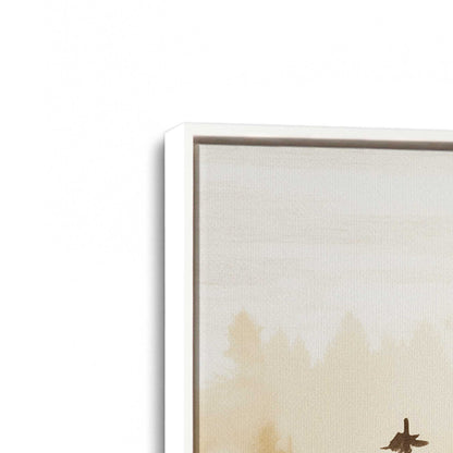 [Color:Opaque White], Picture of art in a White frame at an angle