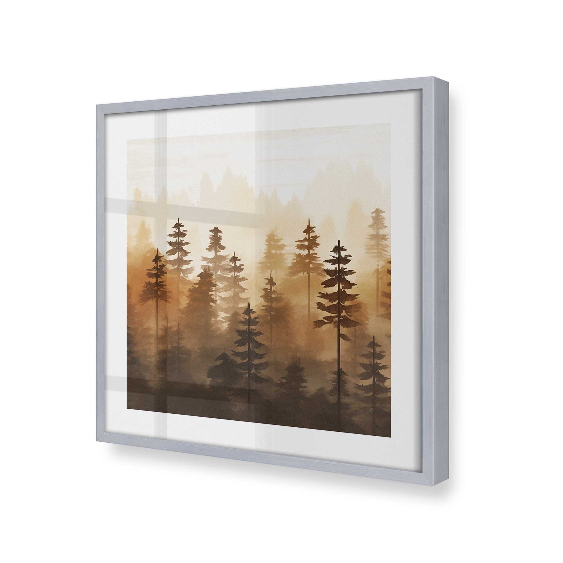 [Color:Polished Chrome], Picture of art in a Polished Chrome frame at an angle