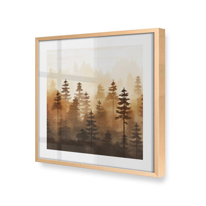 [Color:Raw Maple], Picture of art in a Raw Maple frame at an angle