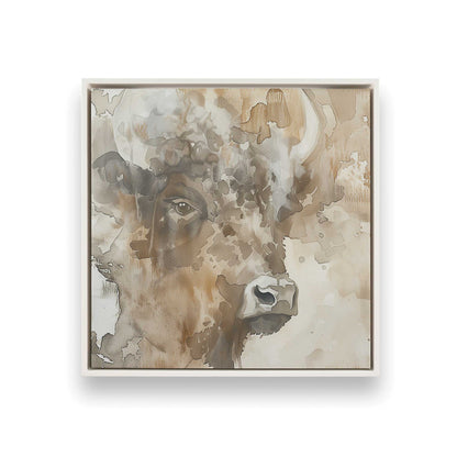 [Color:Opaque White], Picture of art in a White frame