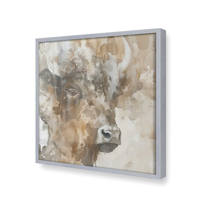 [Color:Polished Chrome], Picture of art in a Polished Chrome frame at an angle