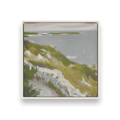 [Color:Opaque White], Picture of art in a White frame