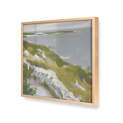 [Color:Raw Maple], Picture of art in a Raw Maple frame at an angle