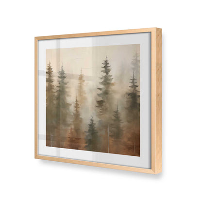 [Color:Raw Maple], Picture of art in a Raw Maple frame at an angle