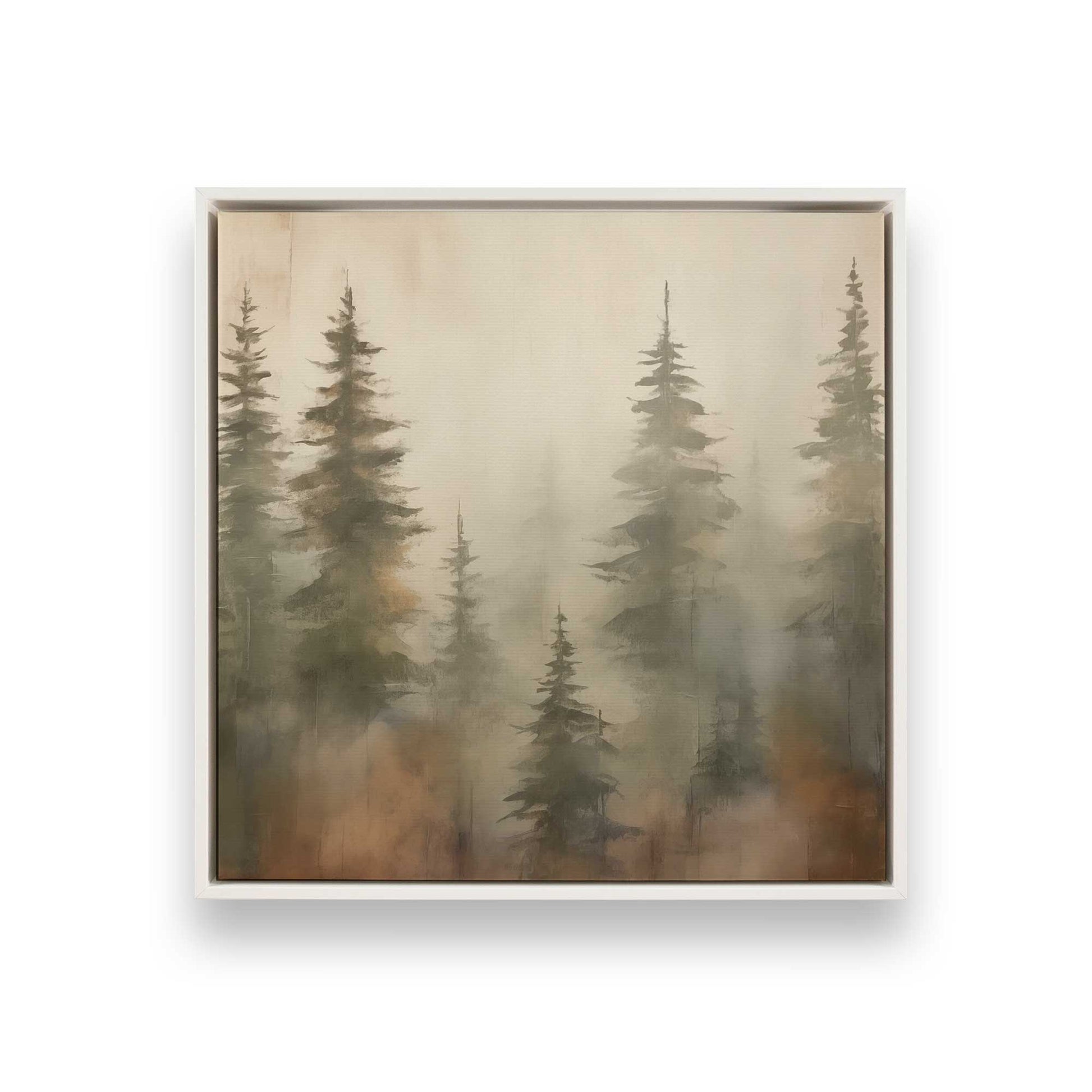 [Color:Opaque White], Picture of art in a White frame