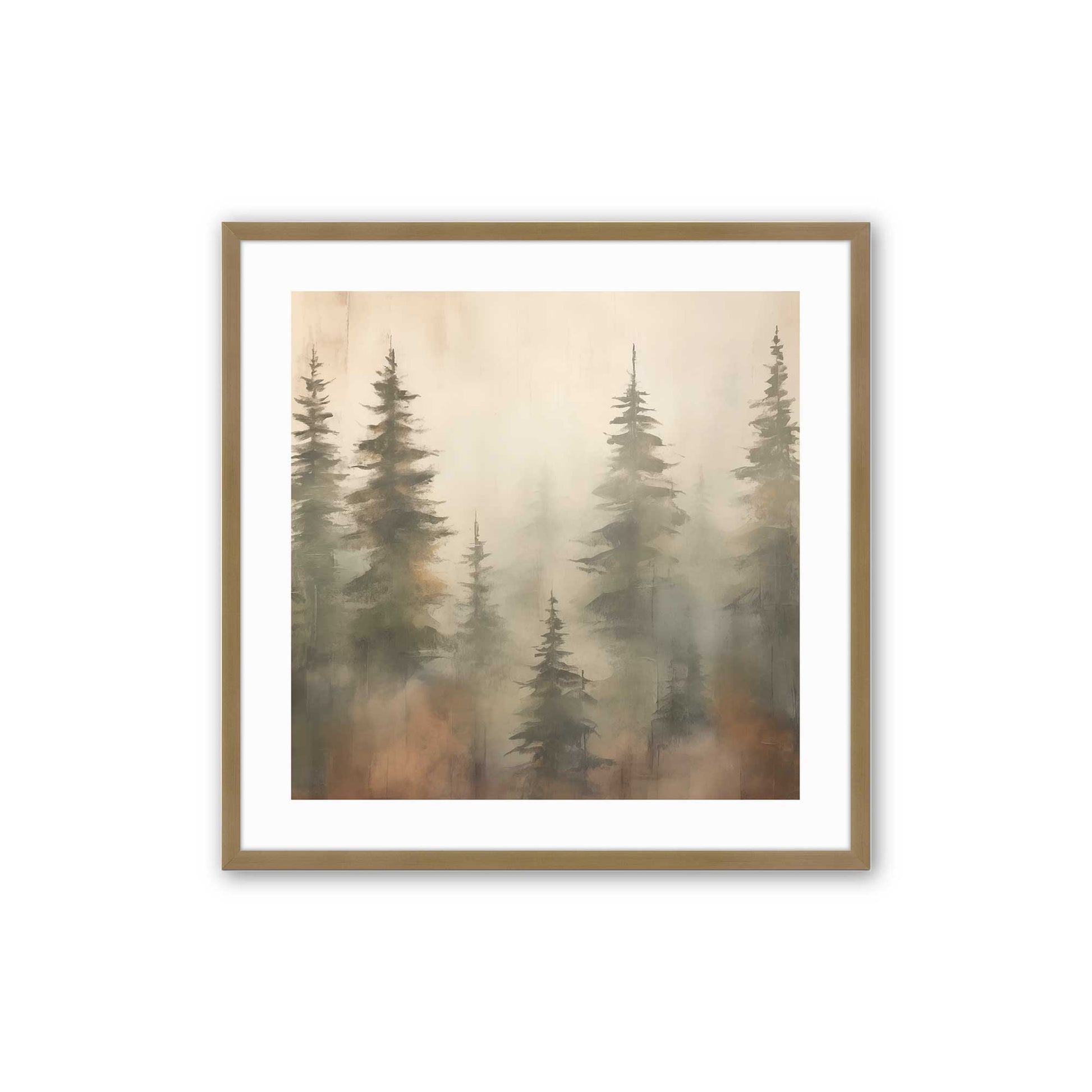 [Color:Brushed Gold], Picture of art in a Brushed Gold frame