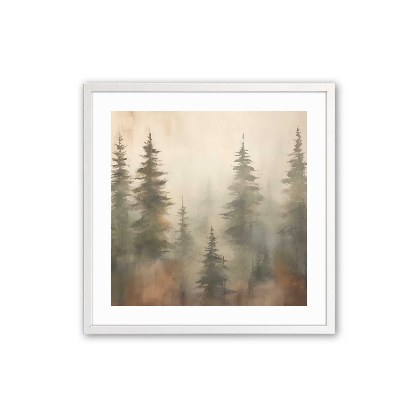 [Color:Opaque White], Picture of art in a Opaque White frame