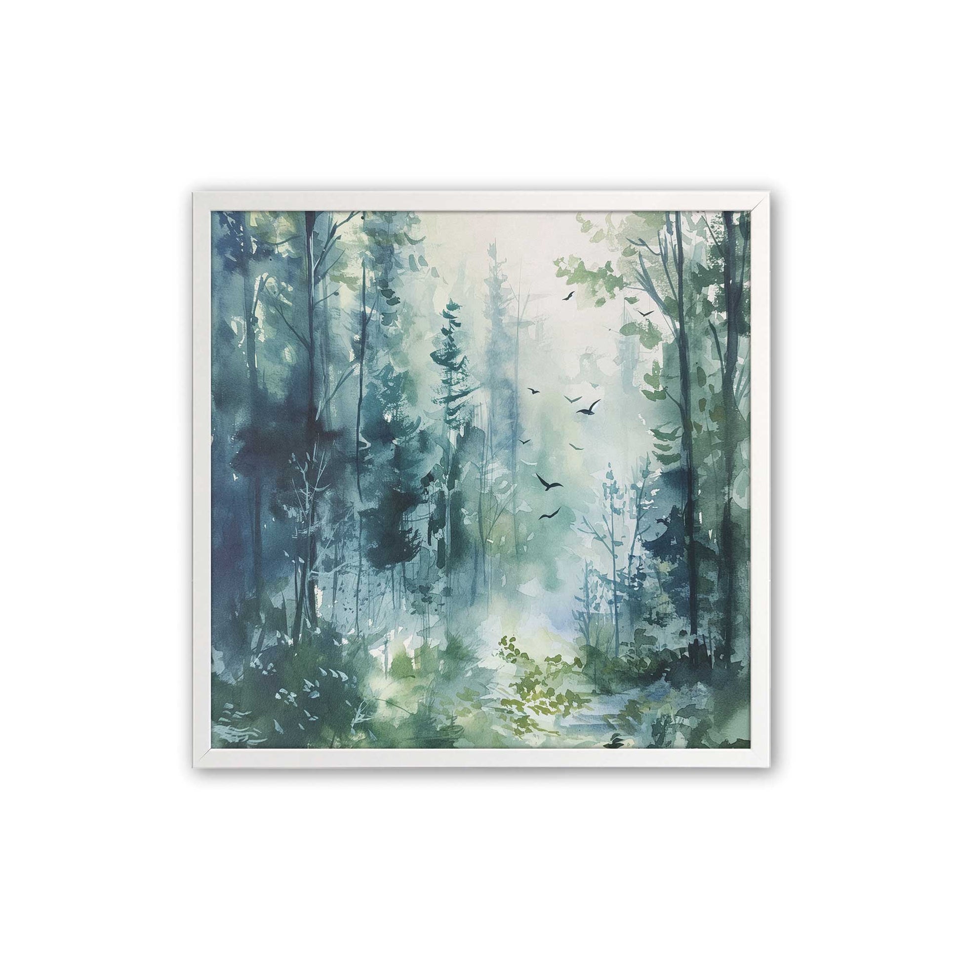 [Color:Opaque White], Picture of art in a Opaque White frame