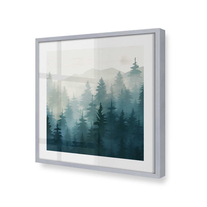 [Color:Polished Chrome], Picture of art in a Polished Chrome frame at an angle