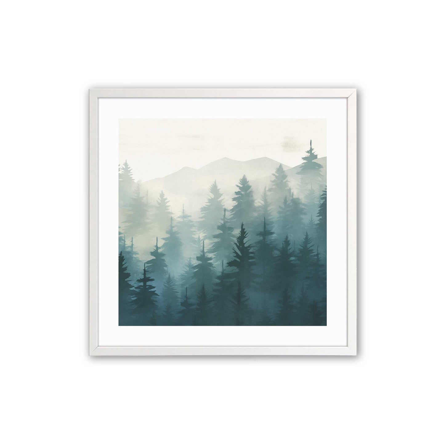 [Color:Opaque White], Picture of art in a Opaque White frame