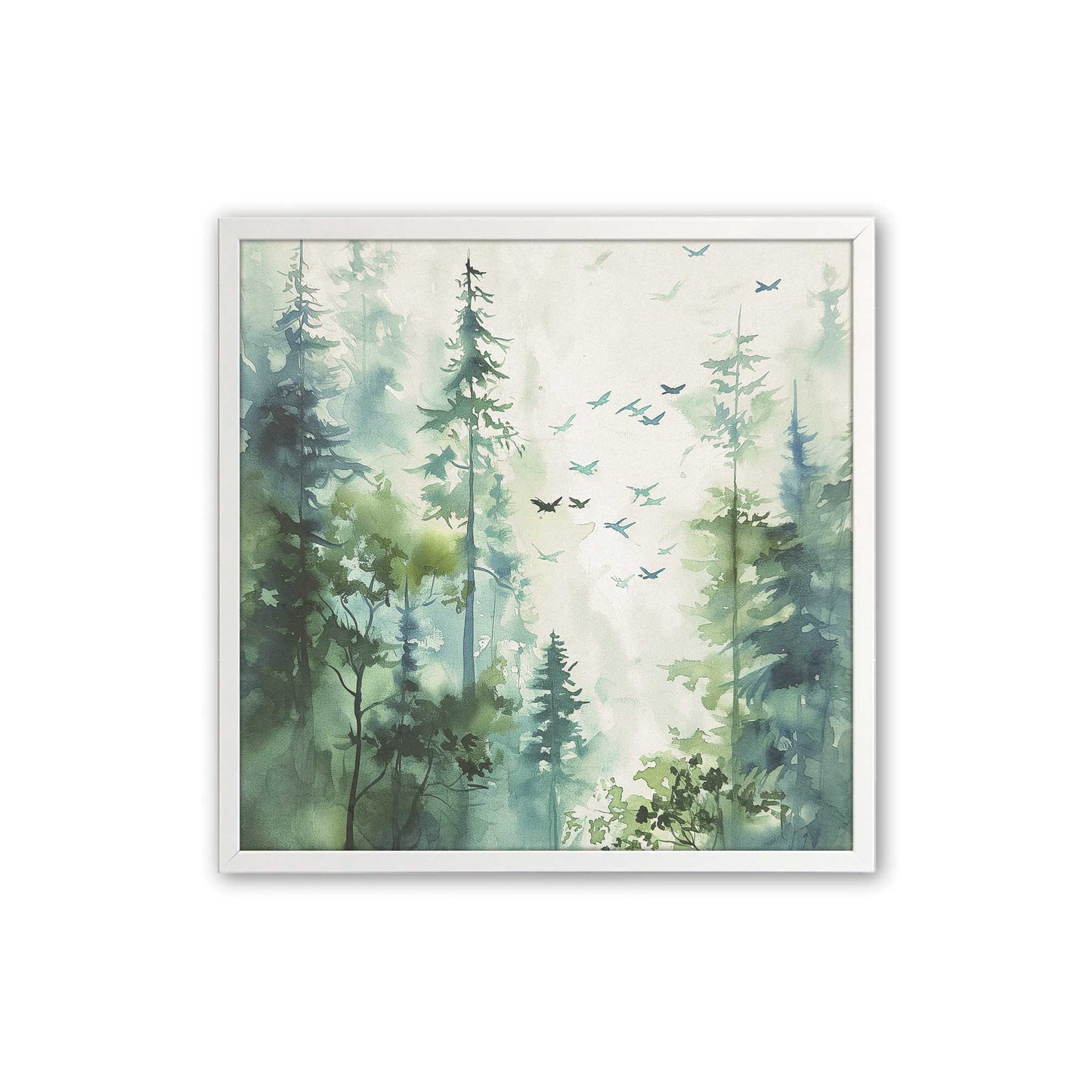 [Color:Opaque White], Picture of art in a Opaque White frame