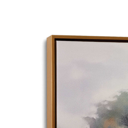 [Color:Polished Gold], Picture of art in a Polished Gold frame at an angle