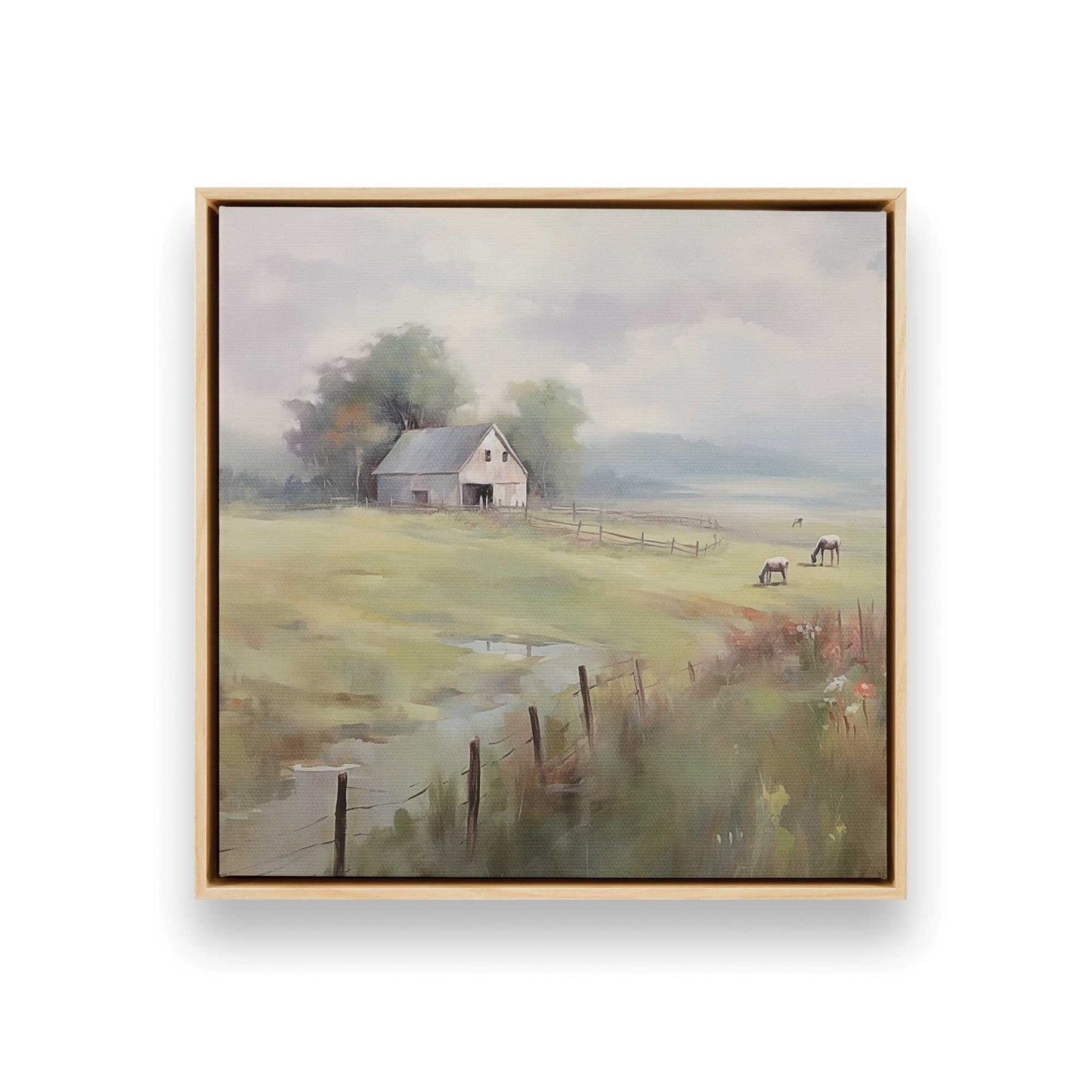 [Color:American Maple], Picture of art in a American Maple frame