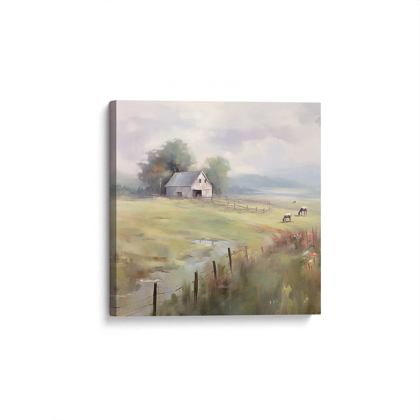 [Color:Stretched Canvas], Picture of the corner of the art