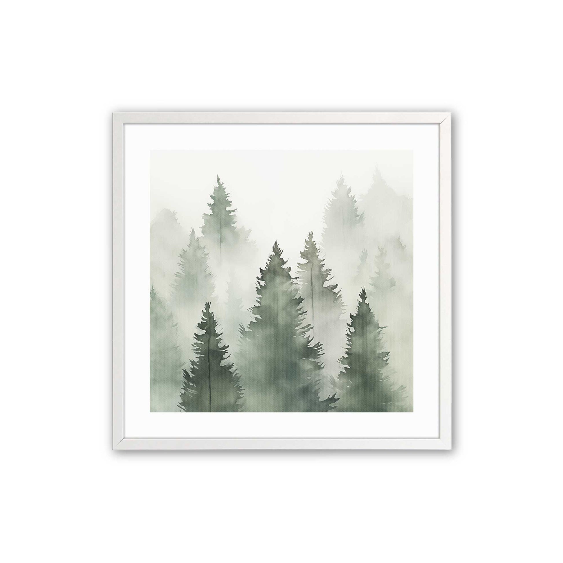 [Color:Opaque White], Picture of art in a Opaque White frame