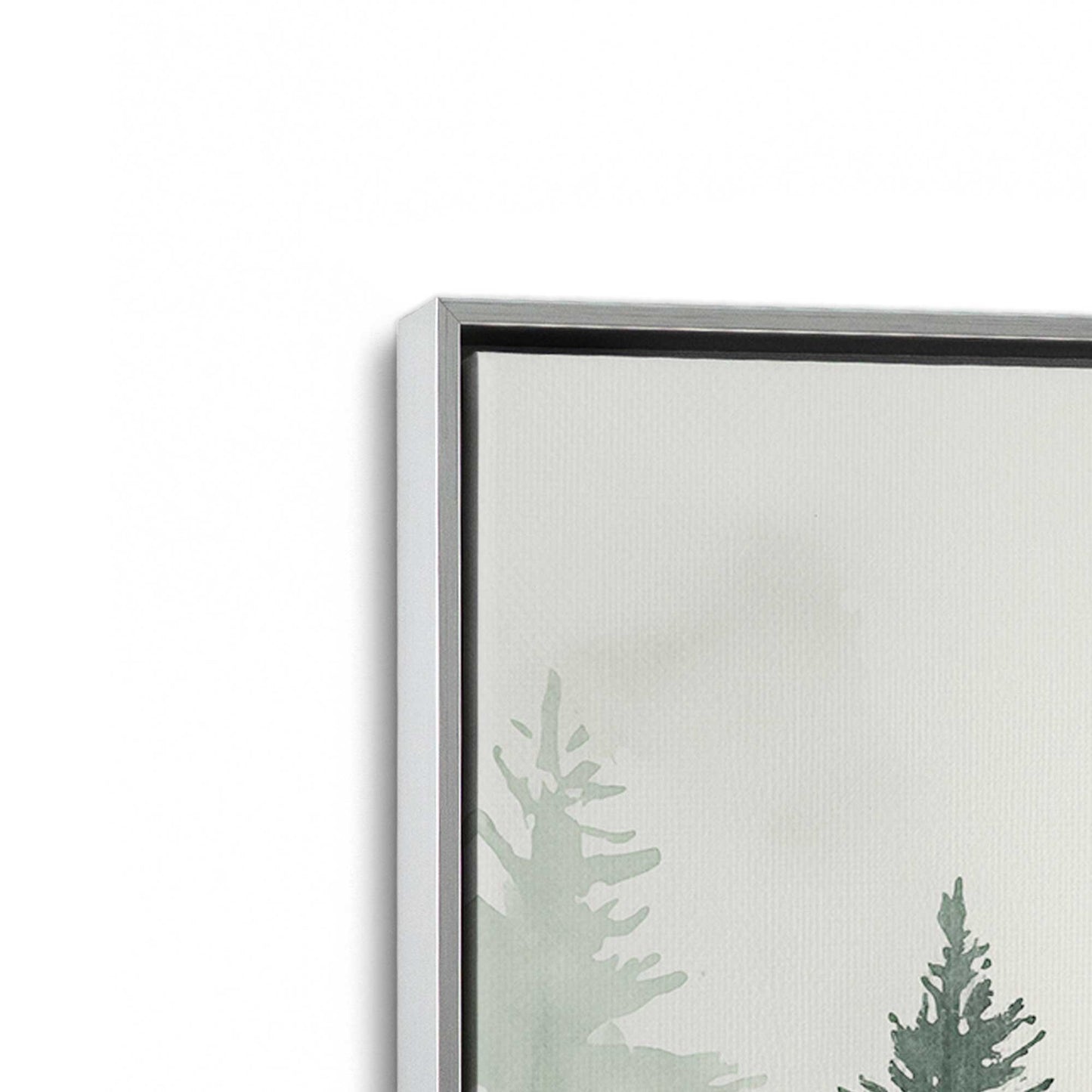 [Color:Polished Chrome], Picture of art in a Polished Chrome frame at an angle