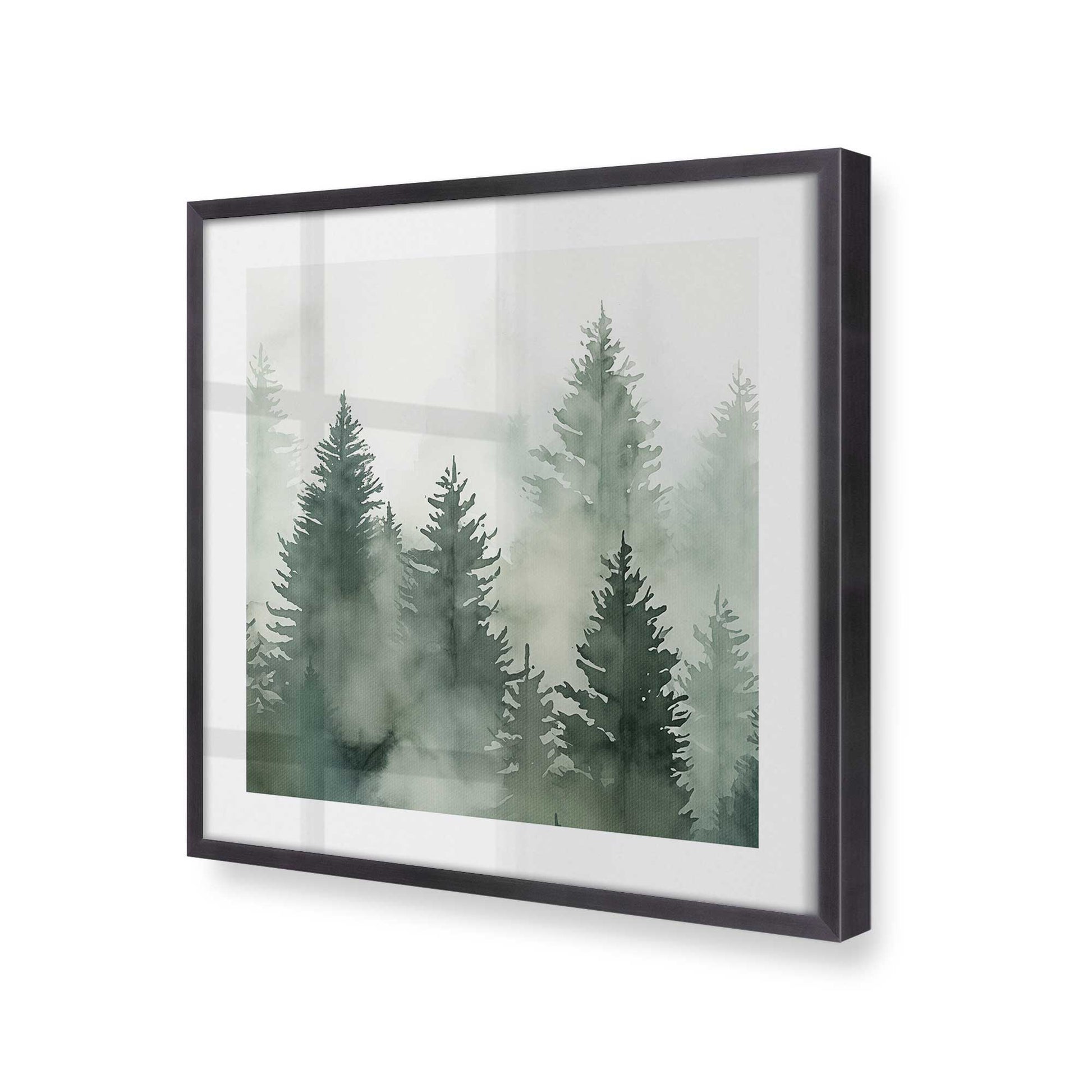 [Color:Weathered Zinc], Picture of art in a Weathered Zinc frame of the corner