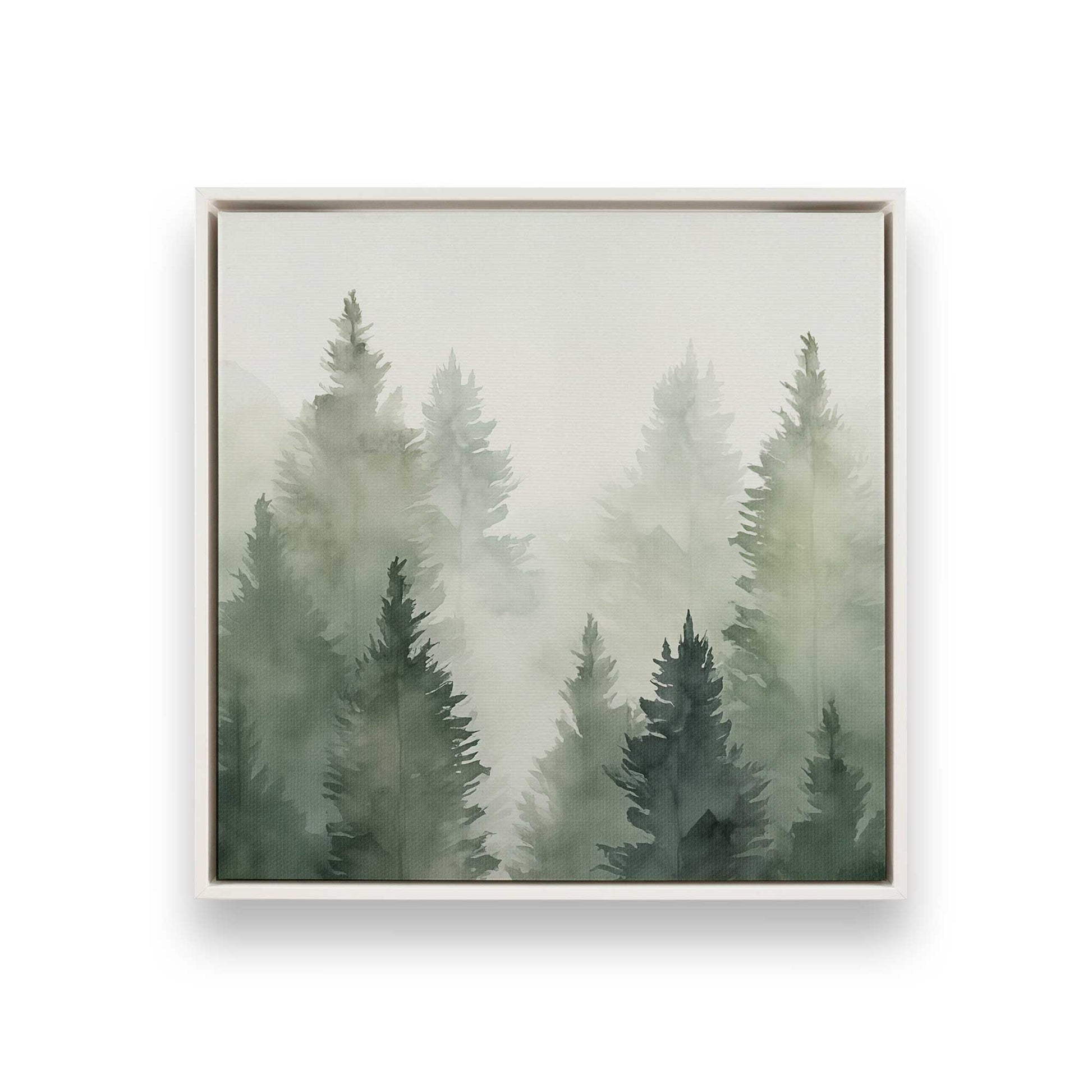 [Color:Opaque White], Picture of art in a White frame