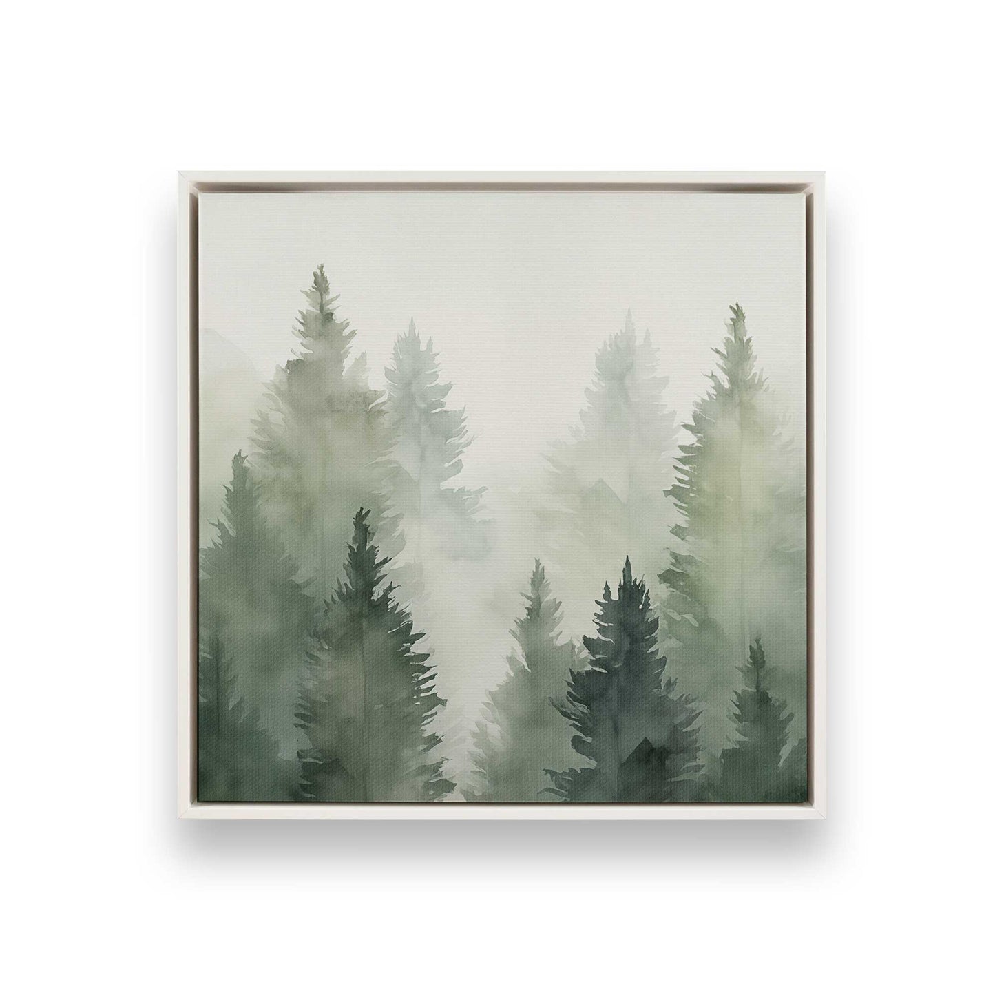 [Color:Opaque White], Picture of art in a White frame