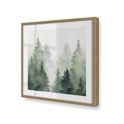 [Color:Brushed Gold], Picture of art in a Brushed Gold frame of the corner