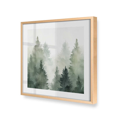 [Color:Raw Maple], Picture of art in a Raw Maple frame at an angle