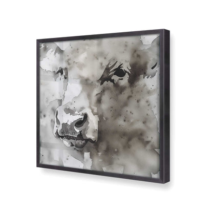 [Color:Weathered Zinc], Picture of art in a Weathered Zinc frame of the corner