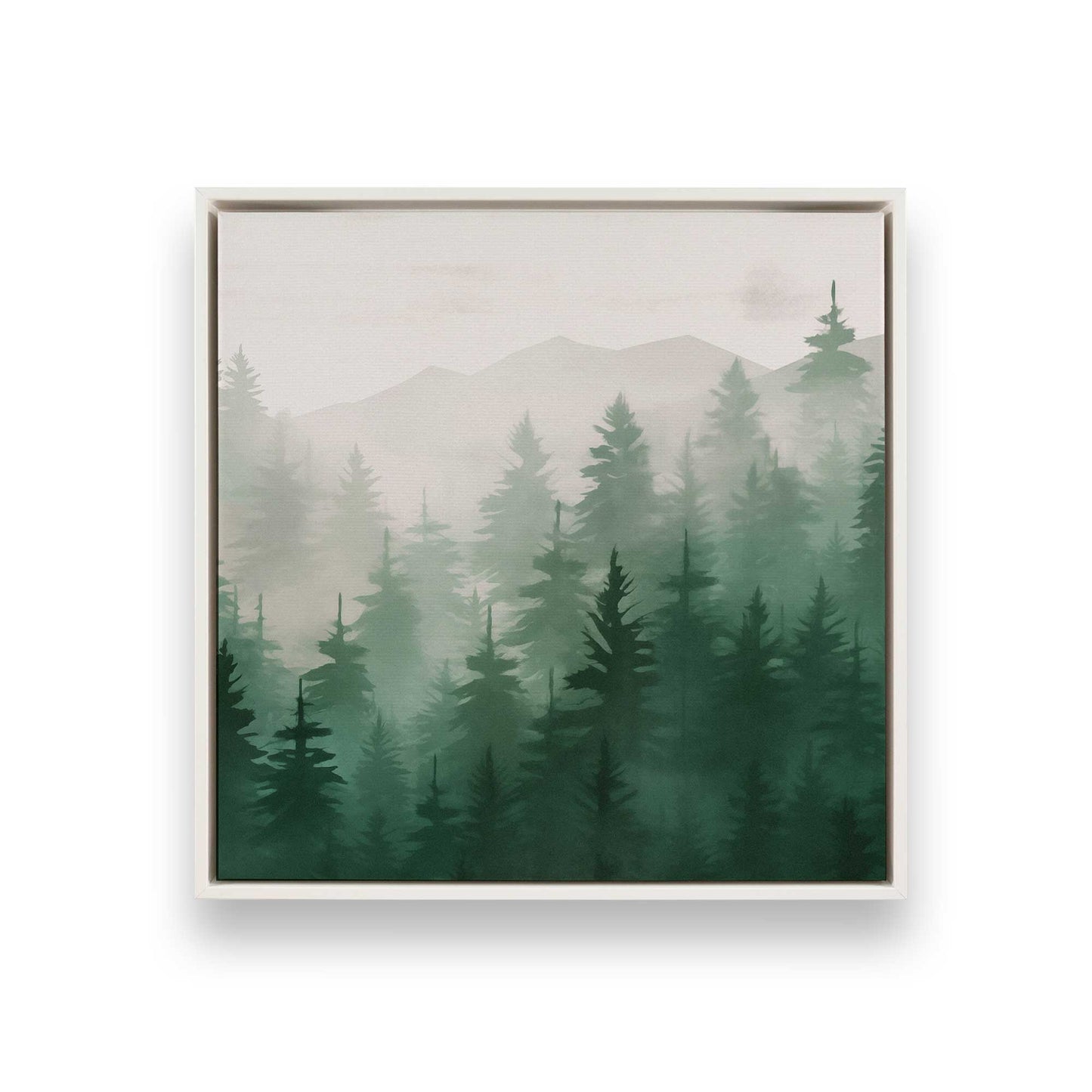 [Color:Opaque White], Picture of art in a White frame