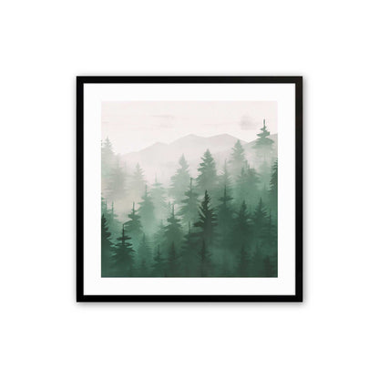 [Color:Satin Black], Picture of art in a Satin Black frame