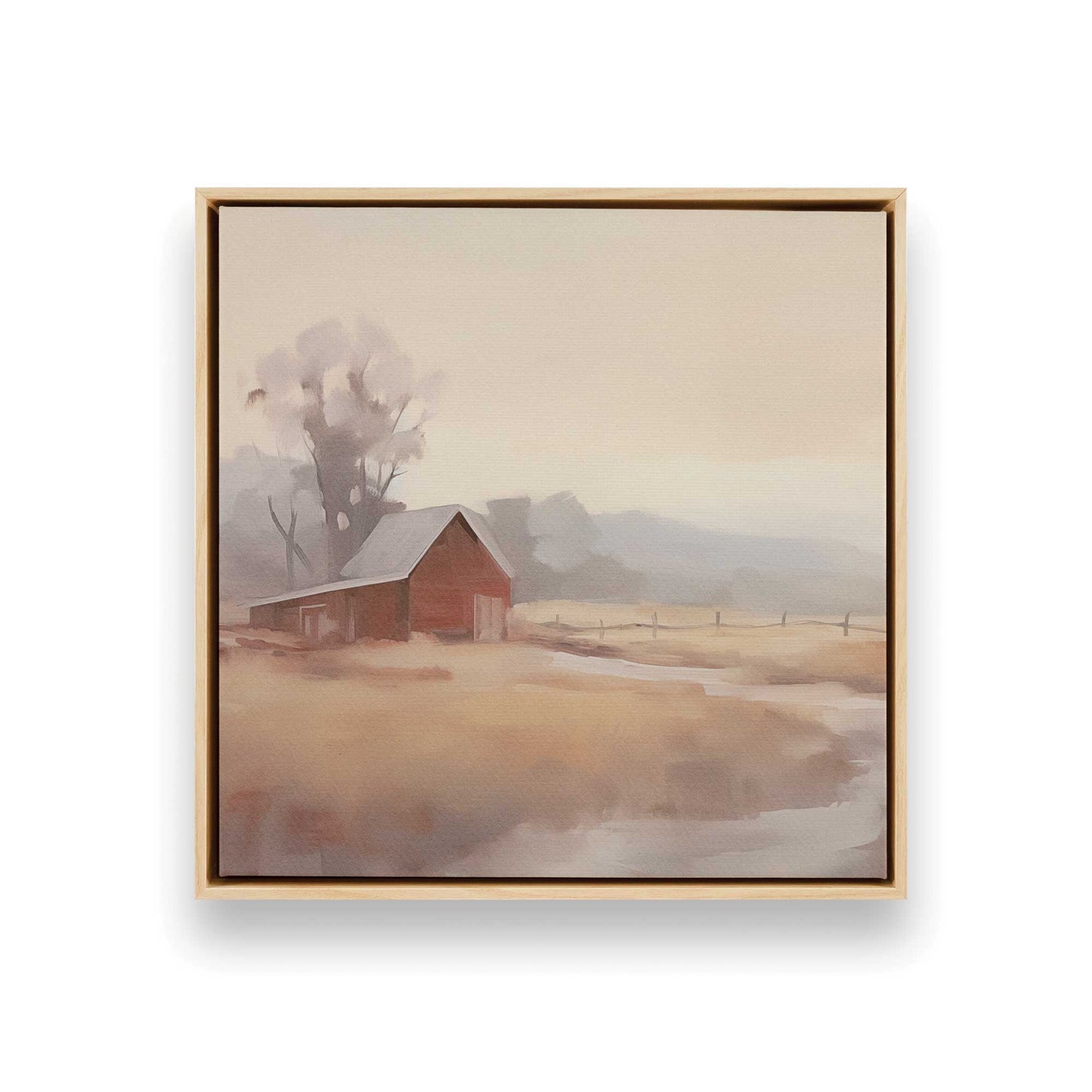 [Color:American Maple], Picture of art in a American Maple frame