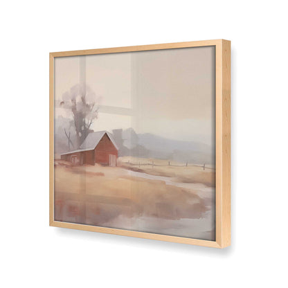 [Color:Raw Maple], Picture of art in a Raw Maple frame at an angle