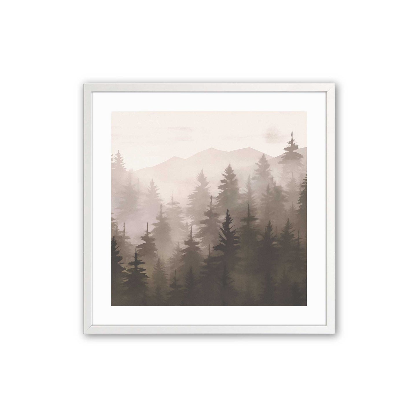 [Color:Opaque White], Picture of art in a Opaque White frame