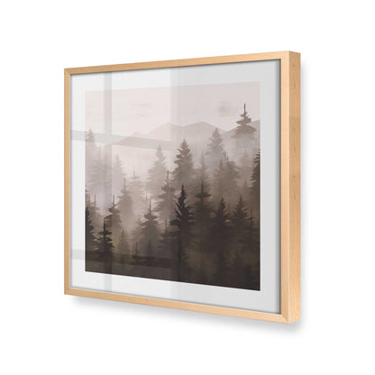 [Color:Raw Maple], Picture of art in a Raw Maple frame at an angle