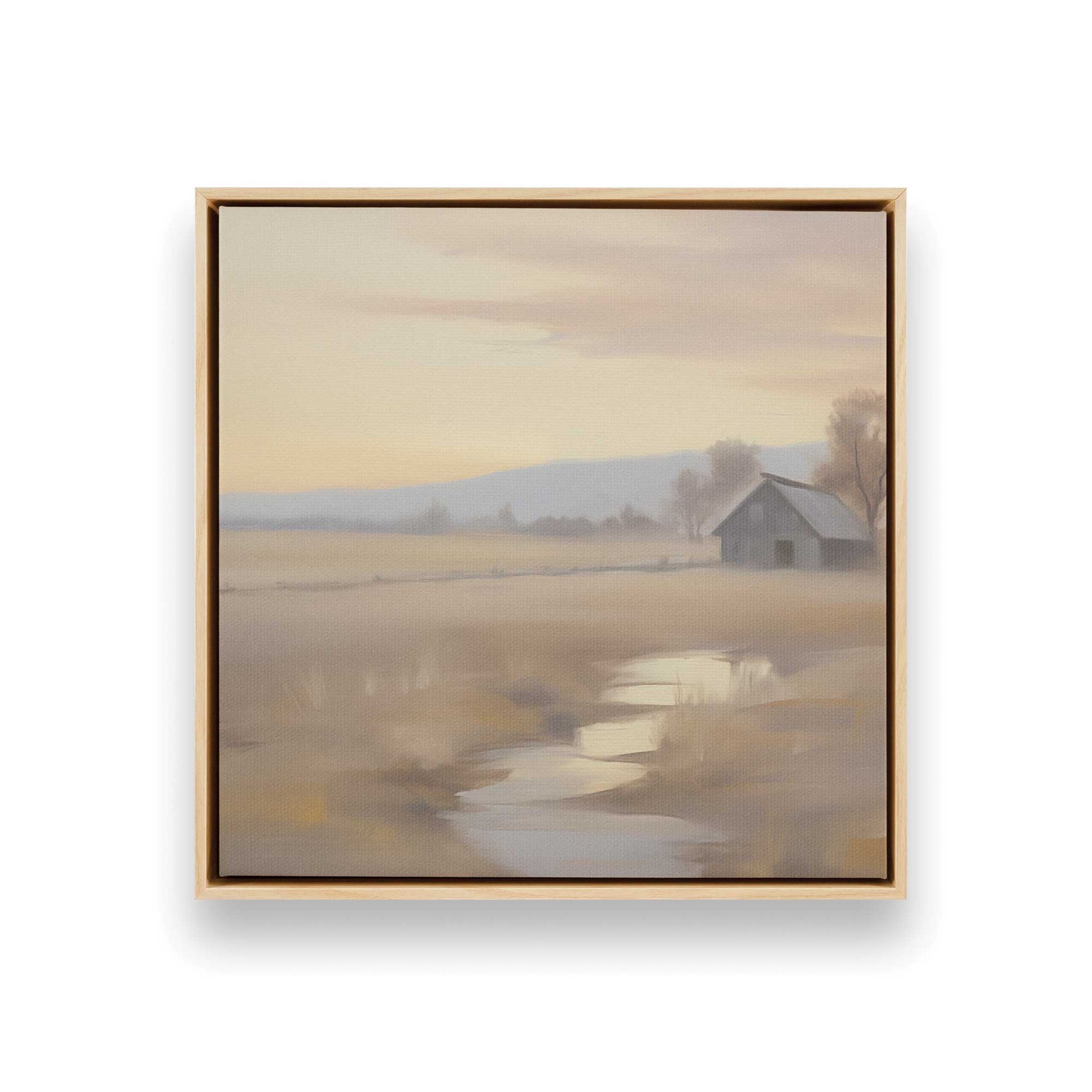 [Color:American Maple], Picture of art in a American Maple frame