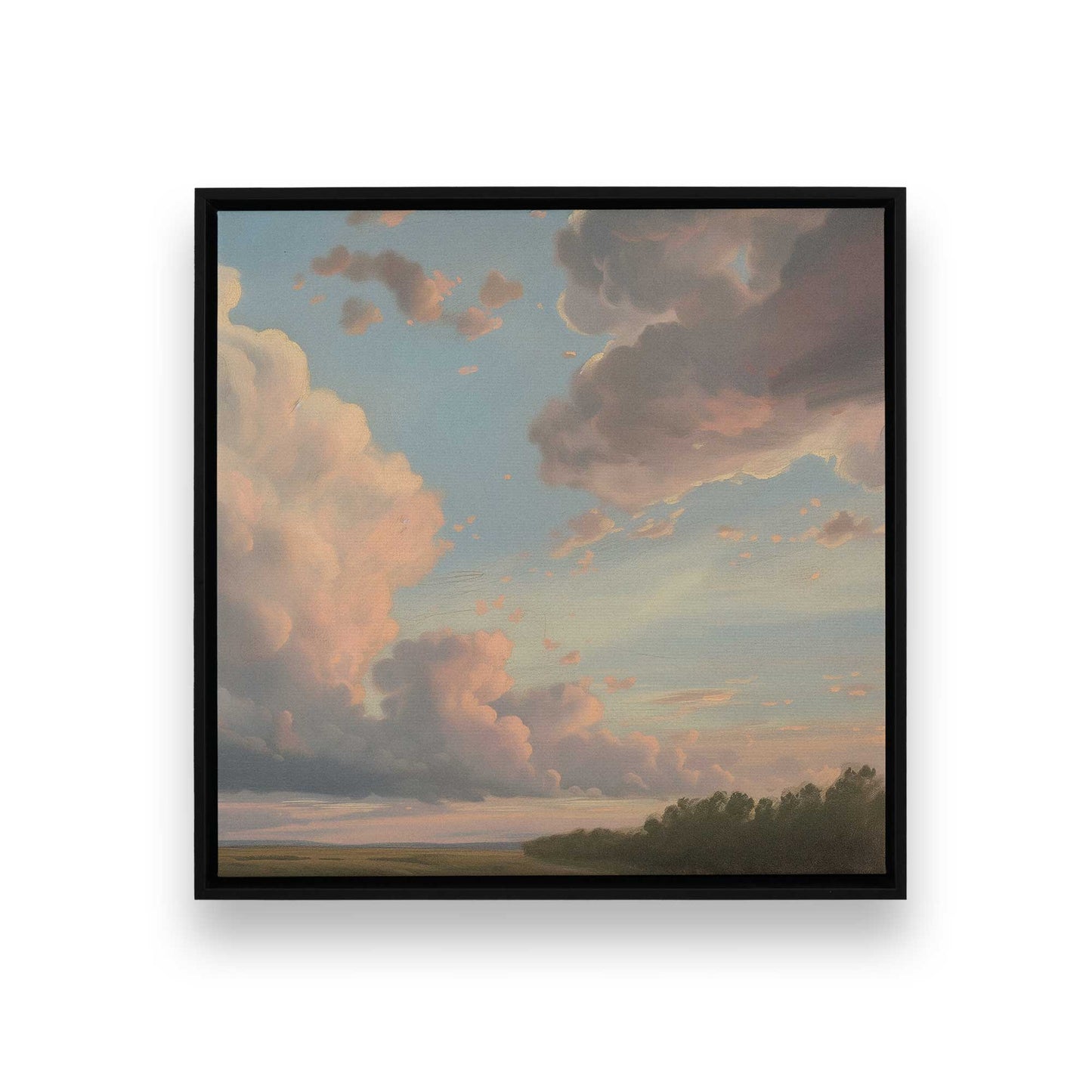 [Color:Satin Black], Picture of art in a Satin Black frame