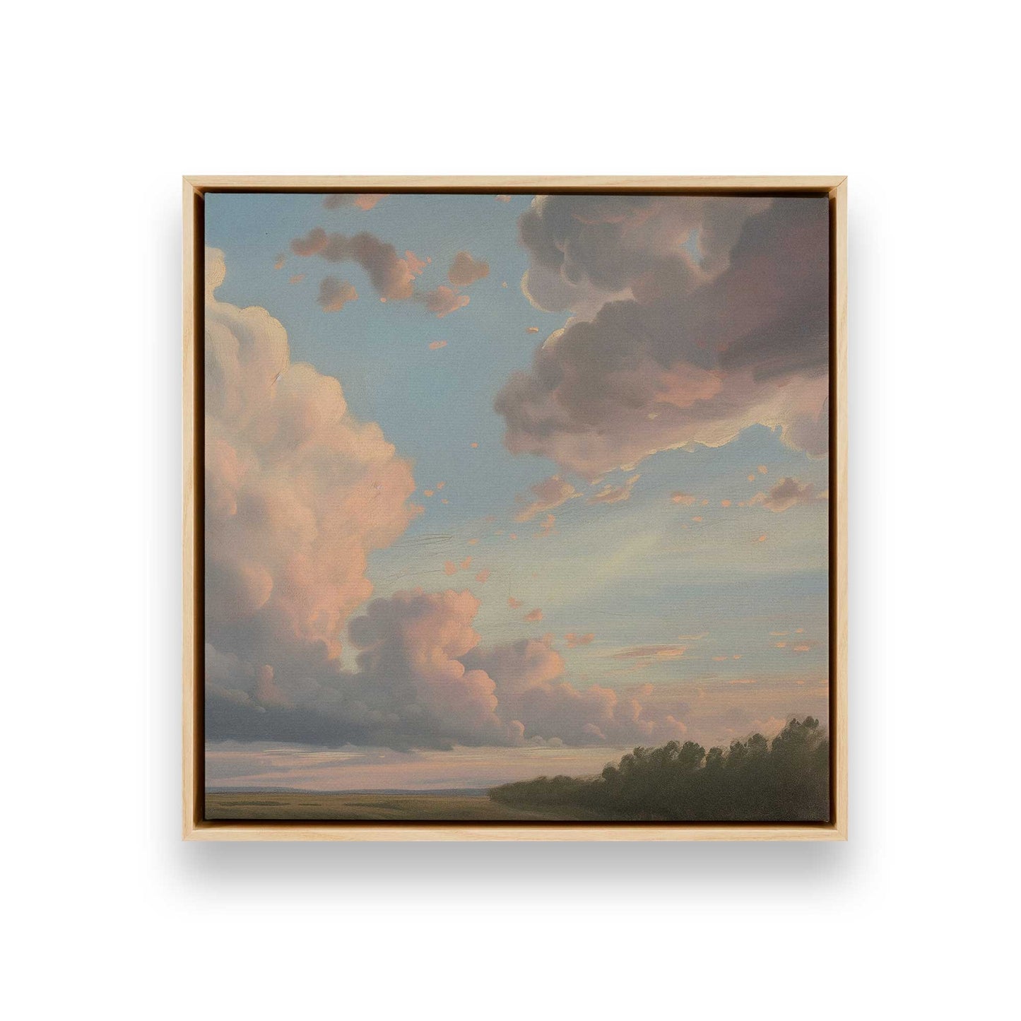 [Color:American Maple], Picture of art in a American Maple frame